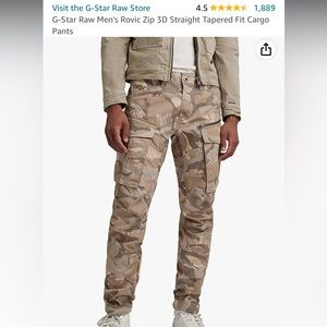 Mens Gstar Camo Pants